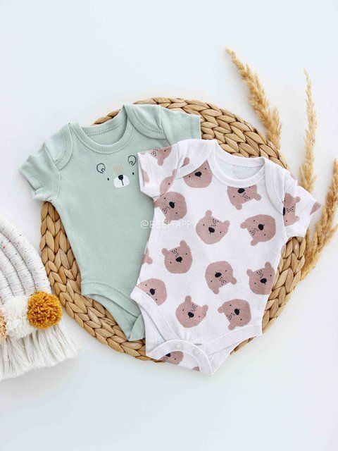 Набір боді з 2 шт Snuggle club bear, 50 см.до 3.2 кг. Mt00 фото