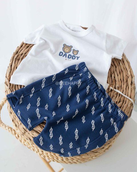 Набір шортики з футболочкою "Daddy, 18-24 міс (86-92см) AC23740-6 фото